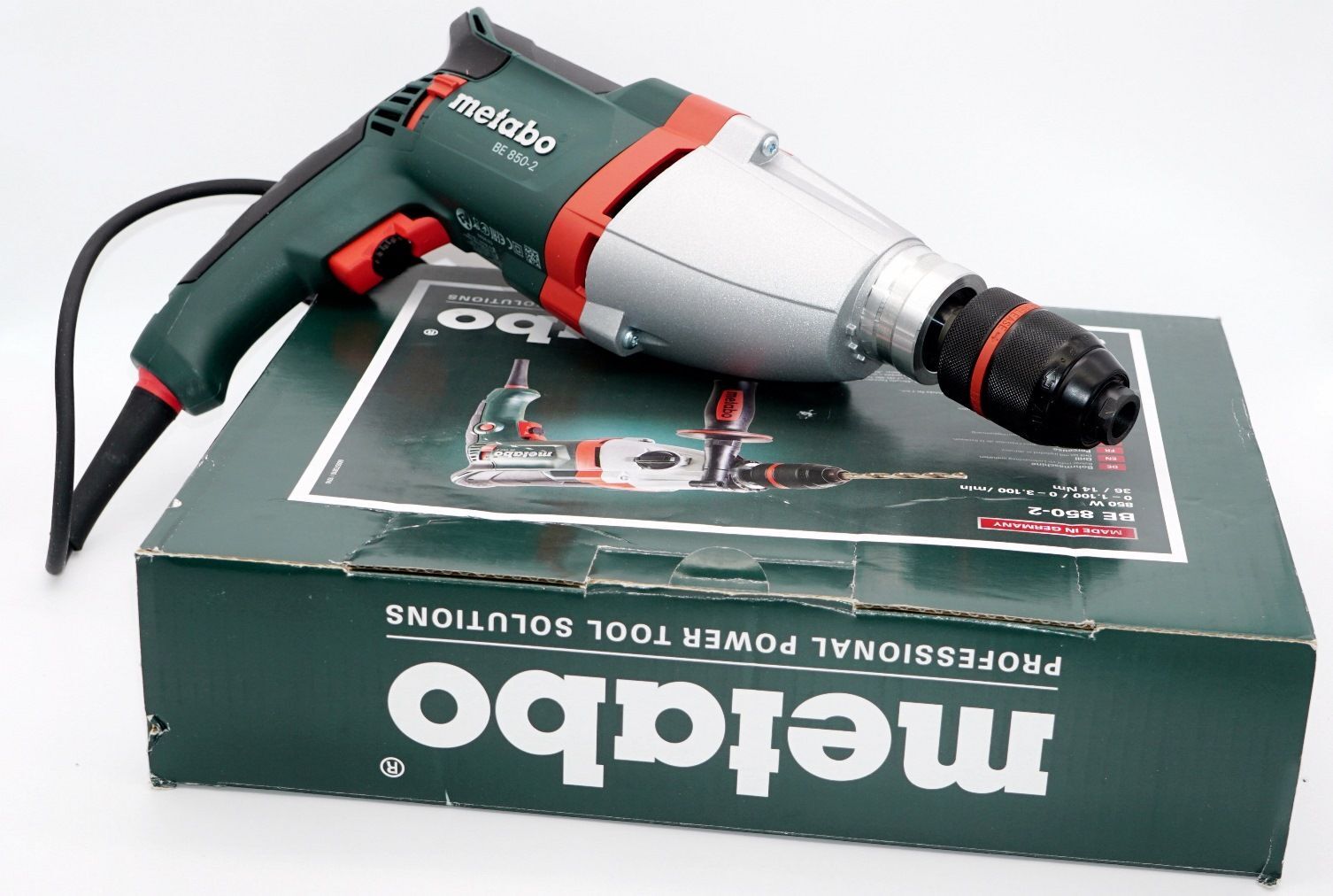 Дрель сетевого питания Metabo BE 850-2 600573000 с редукторным патроном