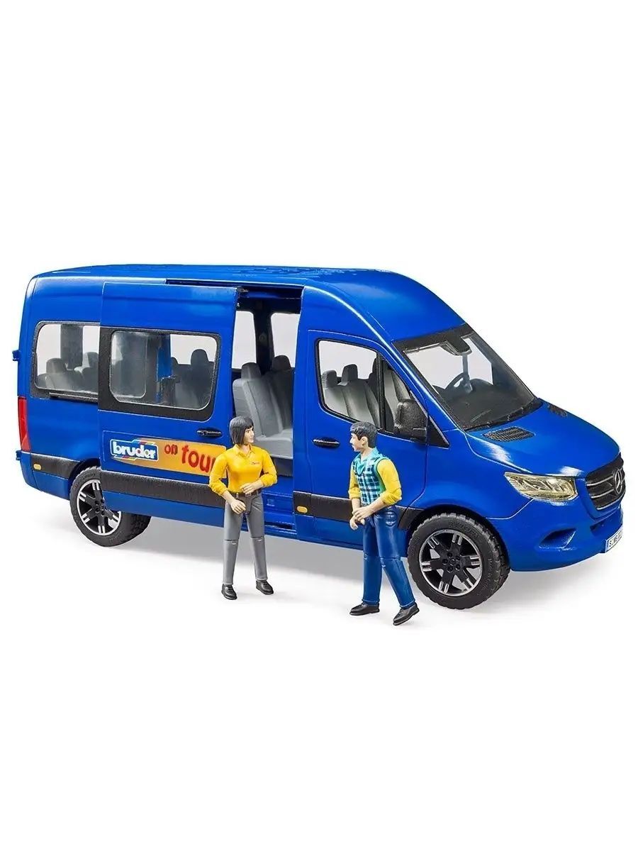 Микроавтобус Bruder Bruder Mercedes-Benz Sprinter 02-670 1:16, 43.5 см, синий