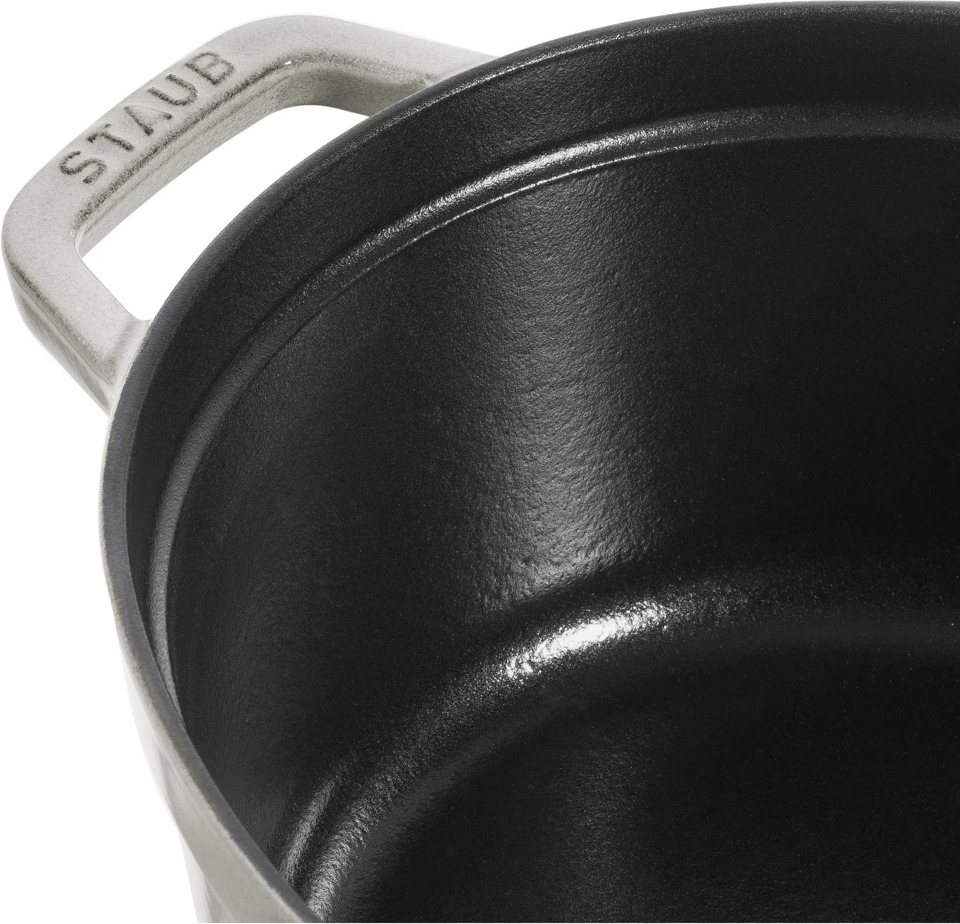 Чугунная овальная кастрюля Staub La Cocotte 6,7 л, белая трюфель 405014480