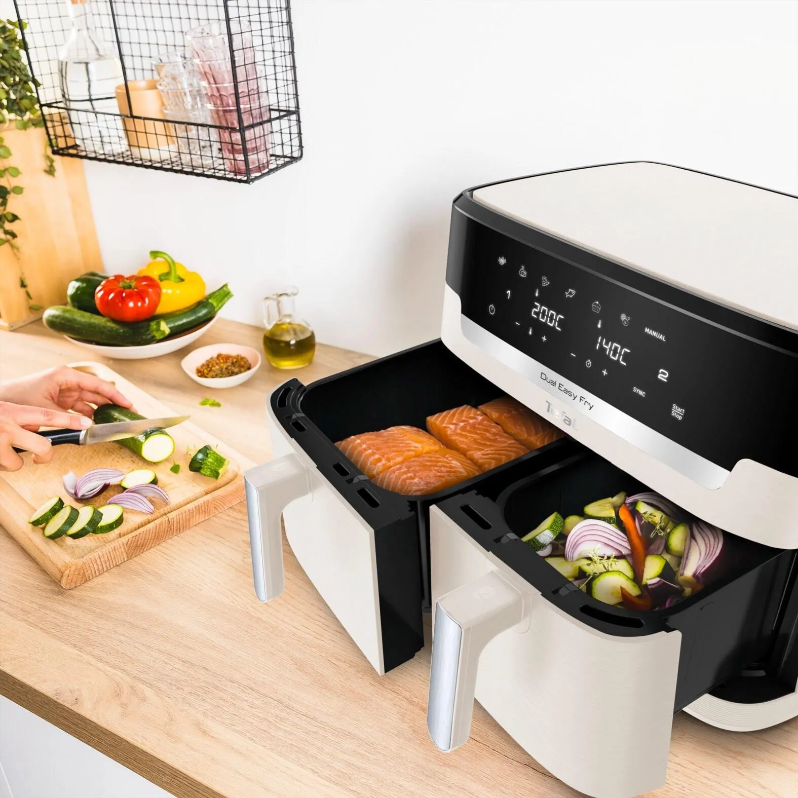 Аэрогриль Tefal EY942AE0 Dual Easy Fry XXL
