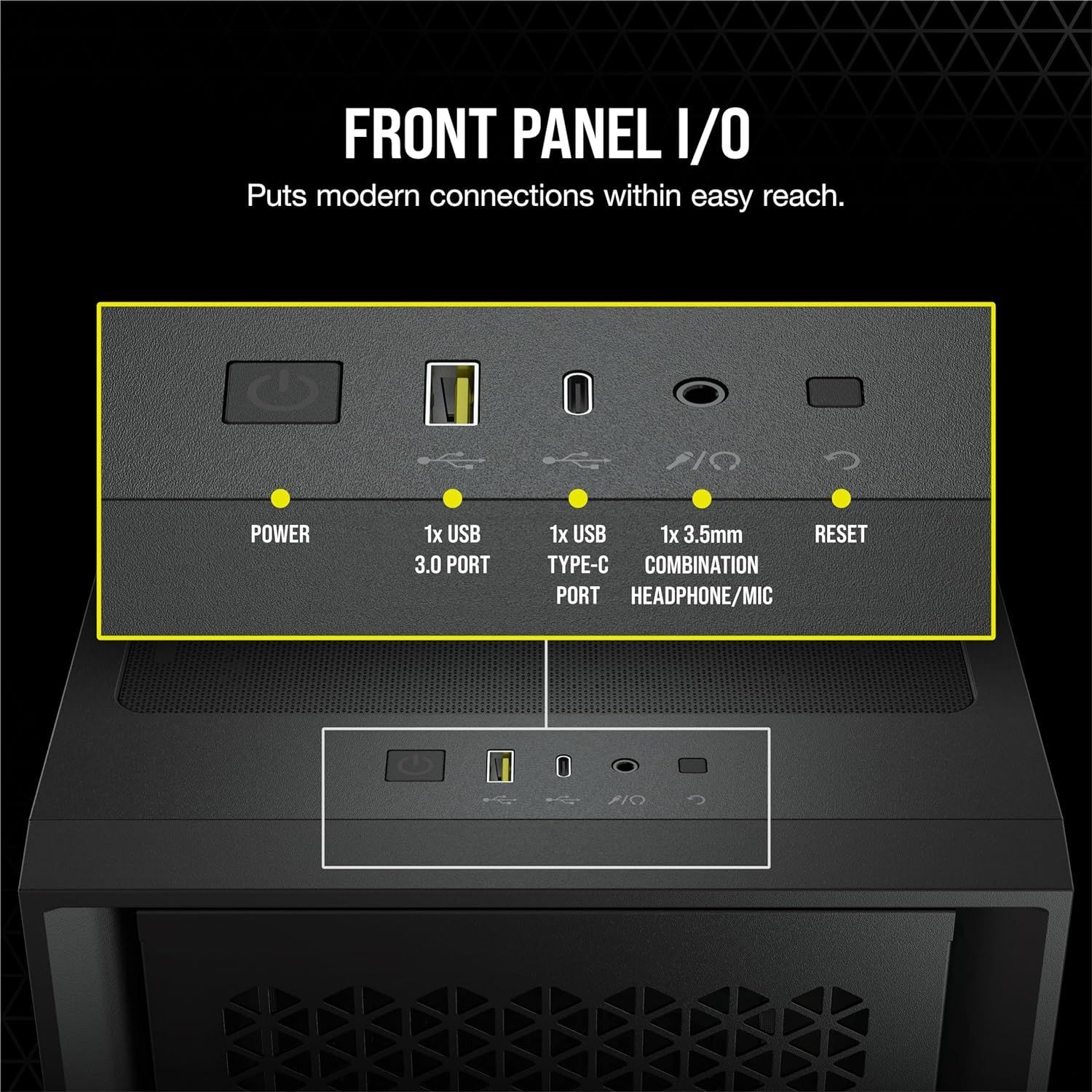 Компьютерный корпус Corsair 4000D Airflow черно-коричневый (CC-9900020-WW)