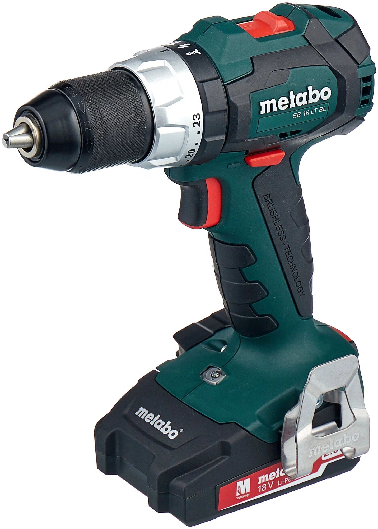 Дрель-шуруповерт аккумуляторная Metabo SB 18 LT BL 2x4.0Ah (602316500)