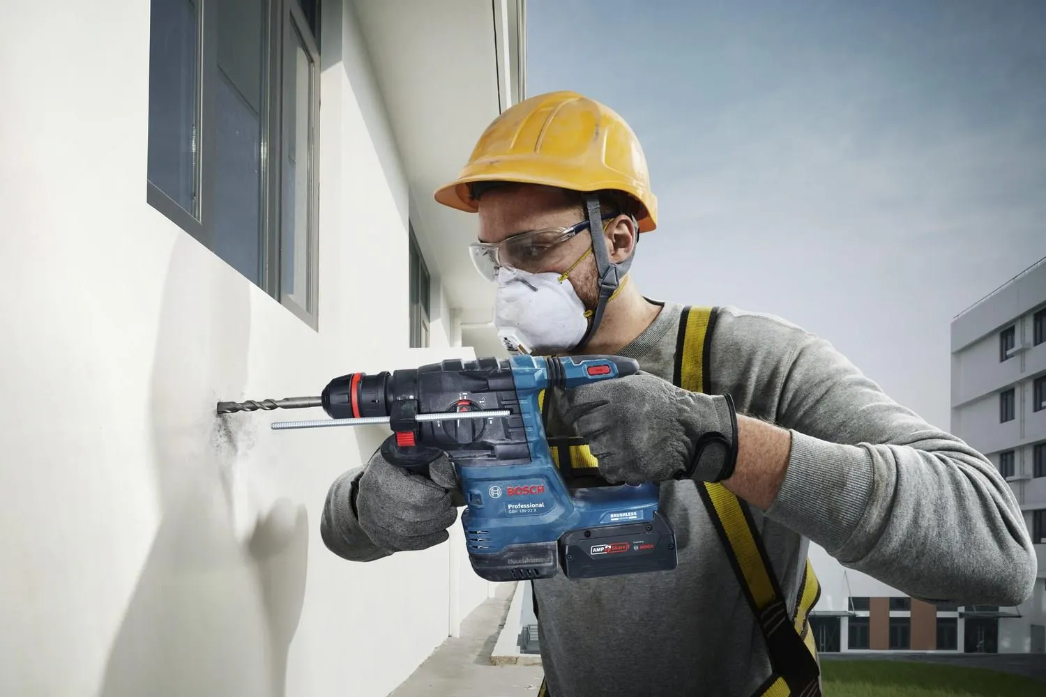 Аккумуляторный перфоратор Bosch GBH 18V-22 X Professional 0611924100