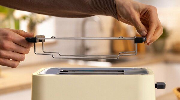 Тостер Bosch MyMoment TAT3M127 950 Вт, бежевый