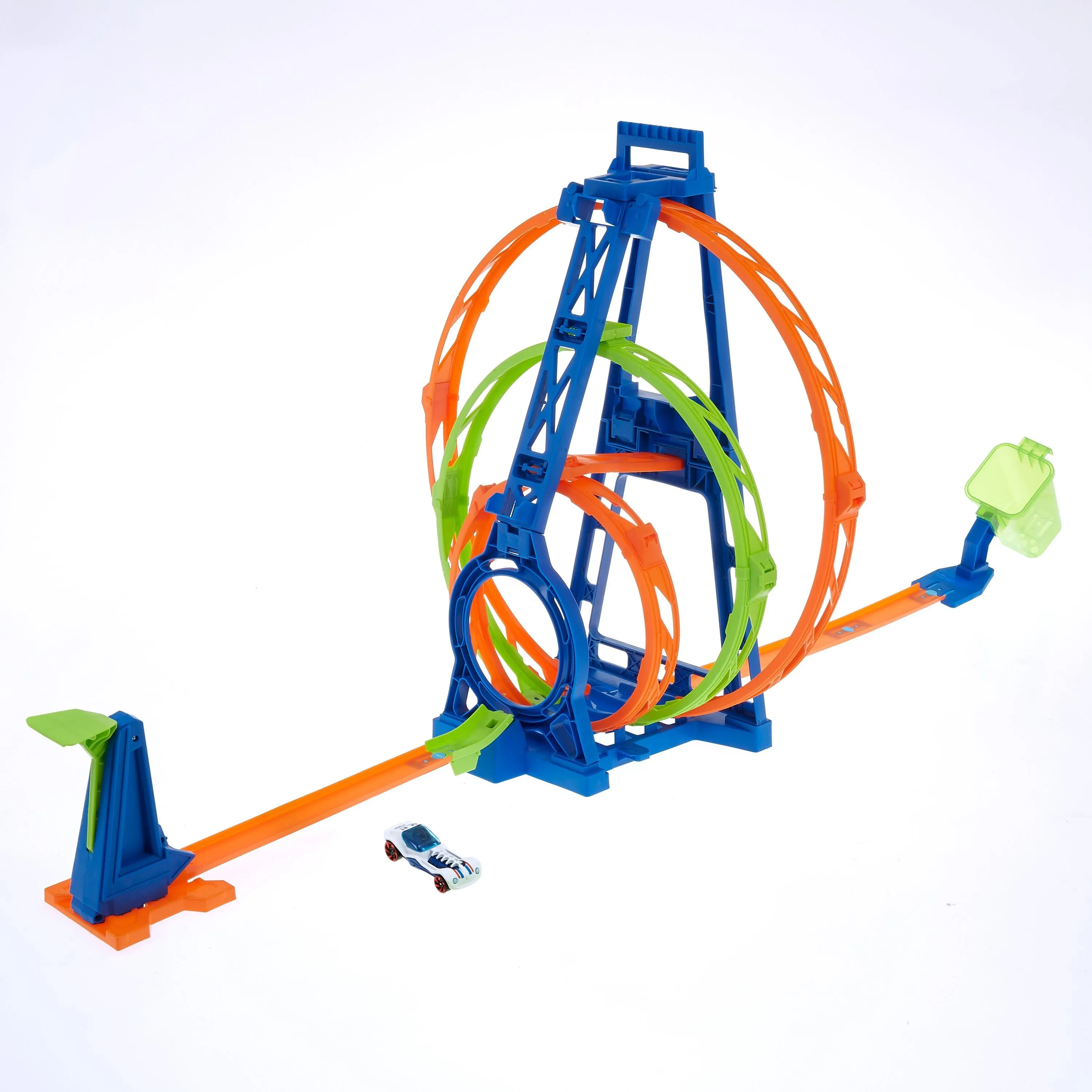 Игровой трек Hot Wheels Тройная петля GLC96 HMX37
