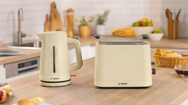 Тостер Bosch MyMoment TAT3M127 950 Вт, бежевый