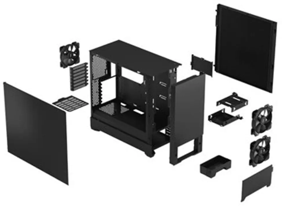 Компьютерный корпус Fractal Design Pop Silent Black Solid (FDCPOS1A01)
