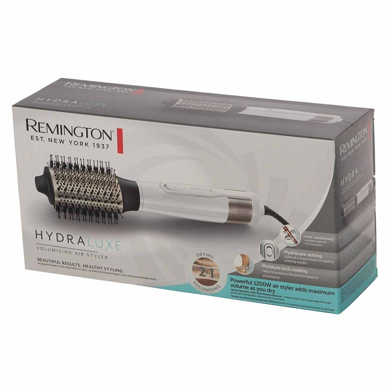 Фен-щетка REMINGTON AS8901 Hydraluxe 1200 Вт белый