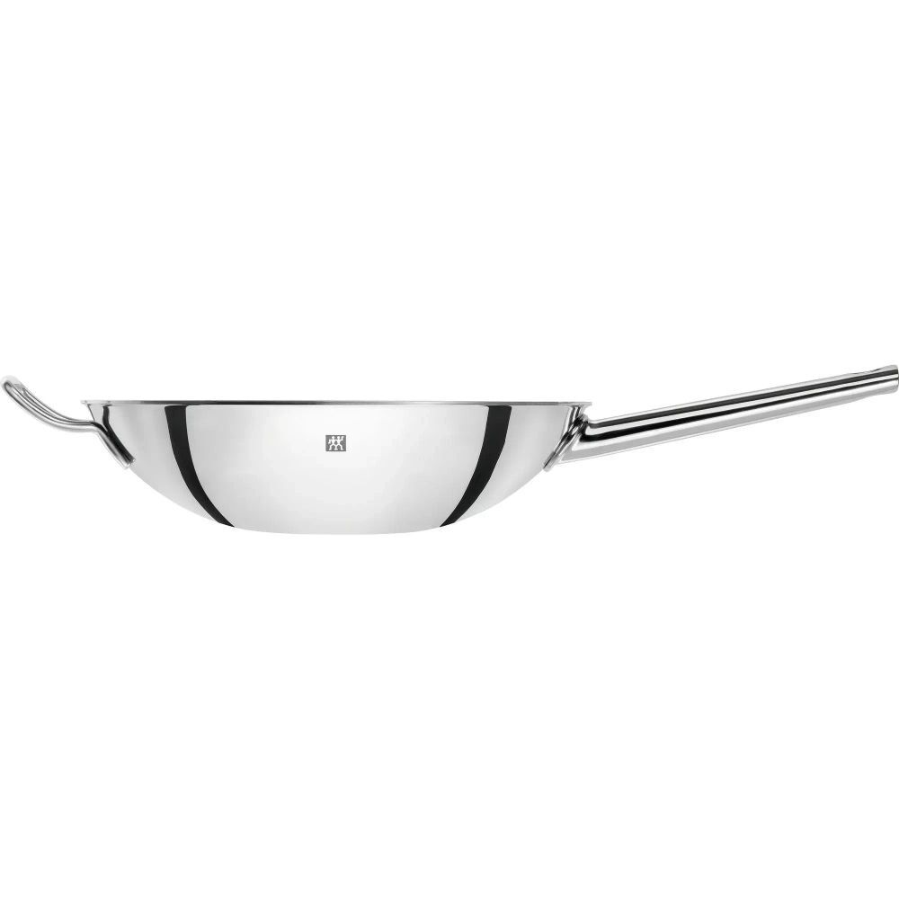 Стальной вок с крышкой 32см Zwilling Plus 409980320
