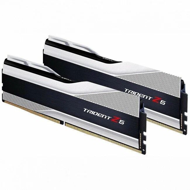 Оперативная память G.SKILL Trident Z5 RGB DDR5 32GB(16GBX2)5600MHZ silver 2x16 ГБ (F5-5600U3636C16GX2-TZ5S)