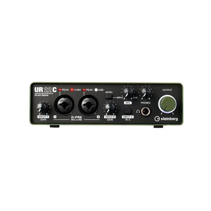 Звуковая карта Steinberg UR22C (зелёный)