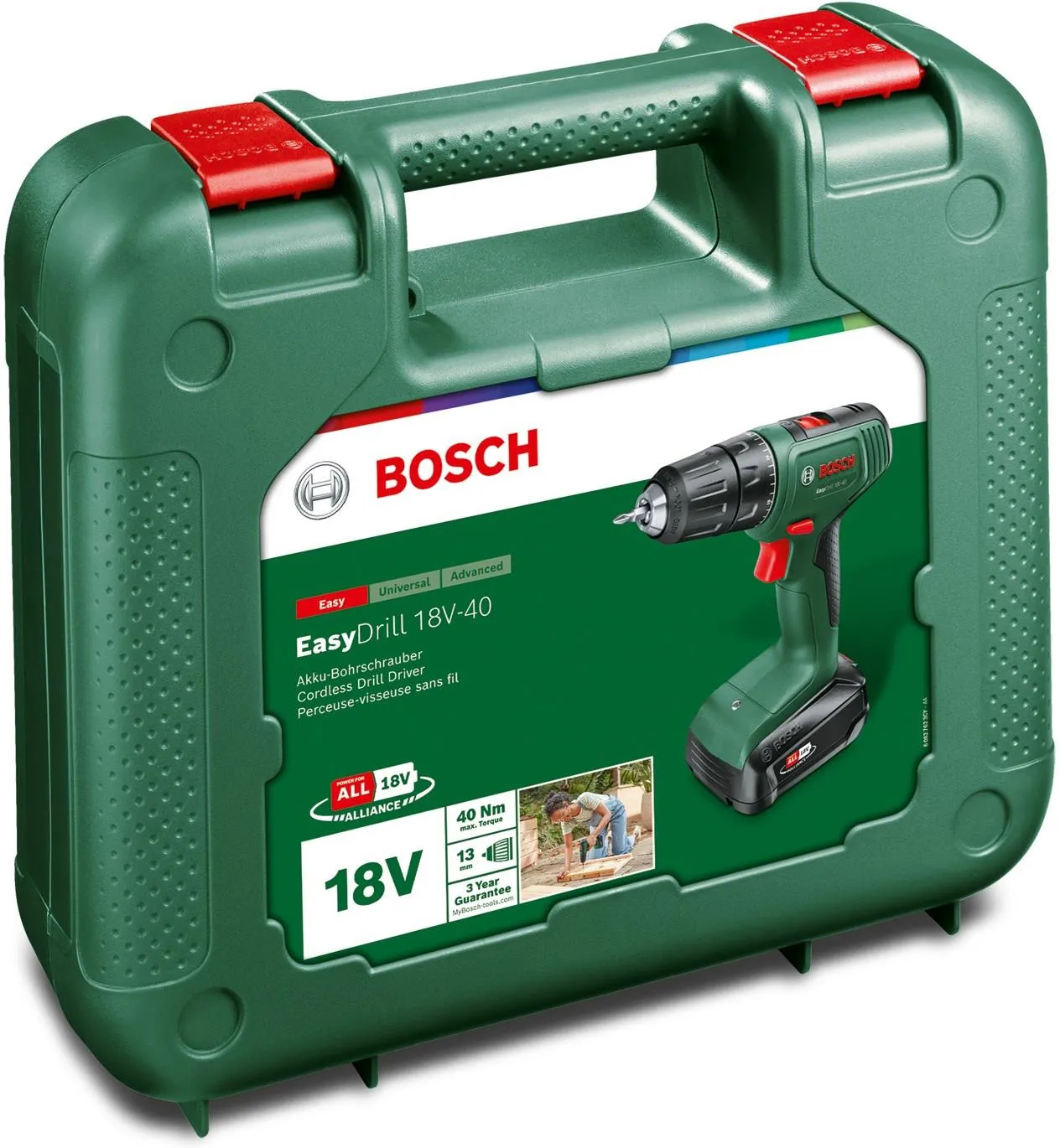 Дрель-шуруповёрт Bosch EasyDrill 18V-40 06039D8004
