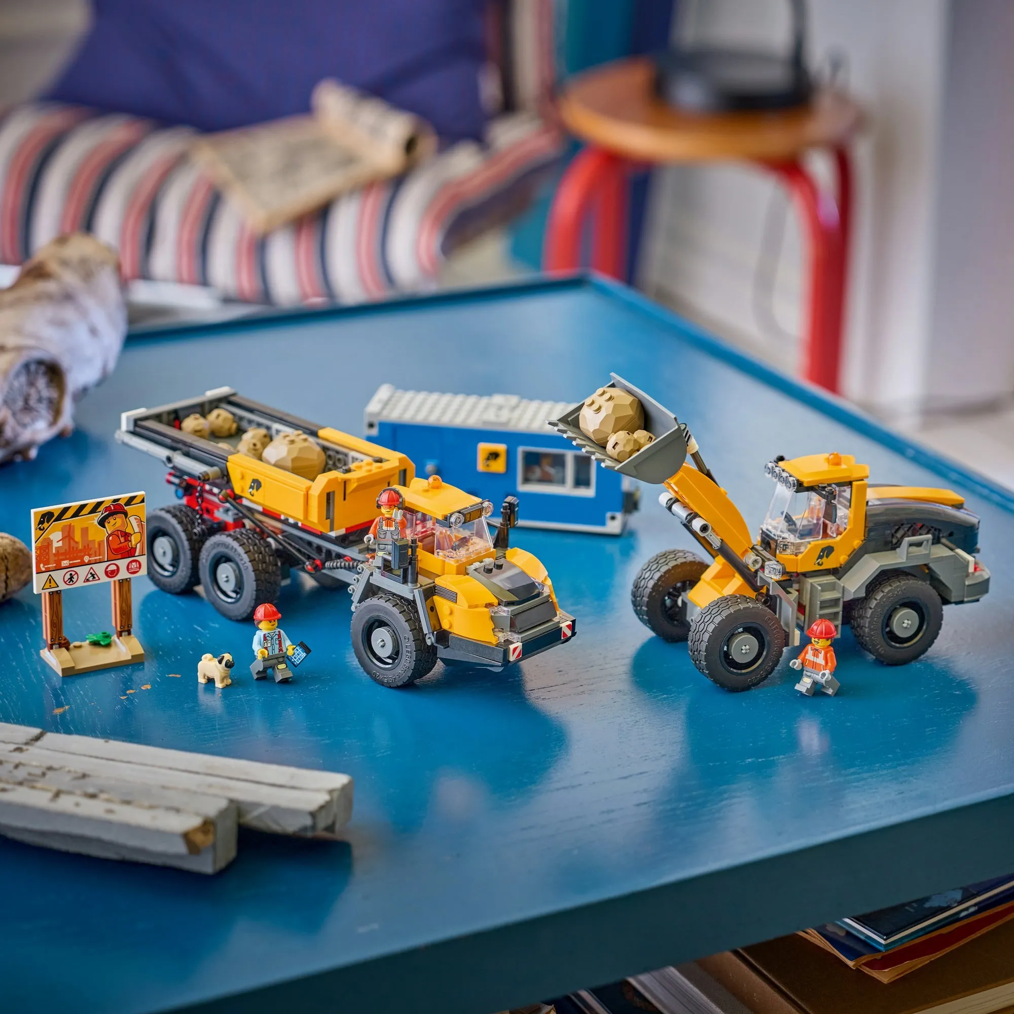 Конструктор LEGO City 60494 Самосвал и фронтальный погрузчик