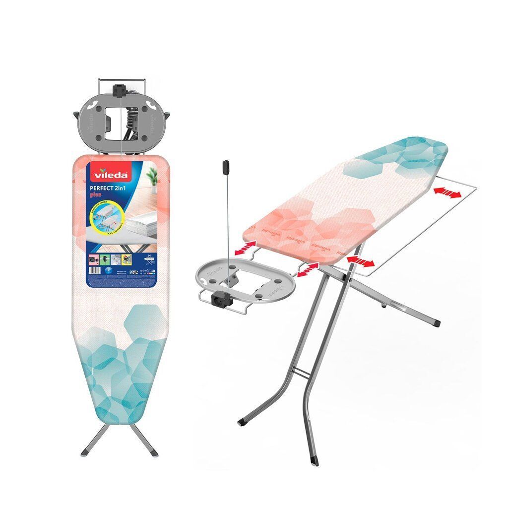 Гладильная доска Vileda Perfect 2in1 Plus 122 x 44 см 173688