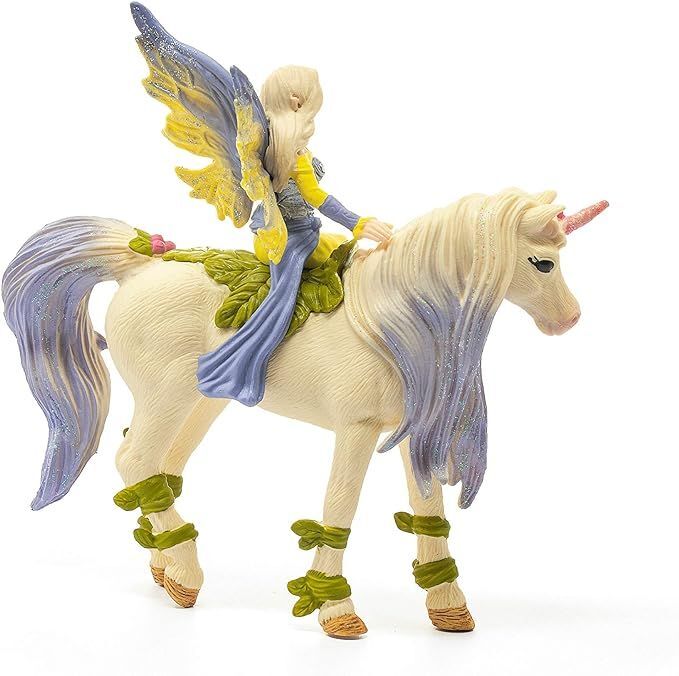 Фигурки Schleich Эльфийка Сера на цветочном единороге 70565, 2 шт.