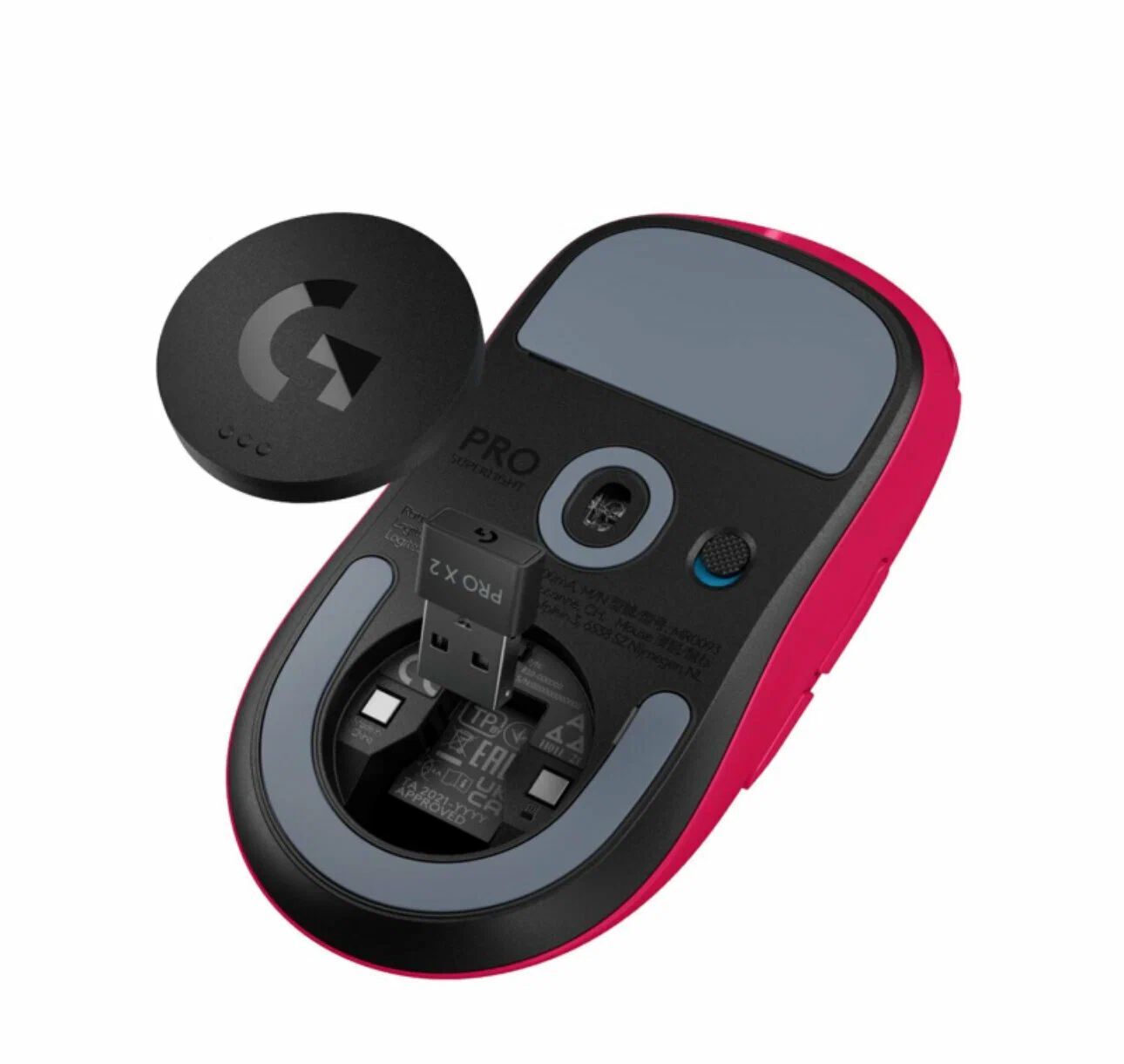 Игровая мышь беспроводная Logitech G Pro X2, розовый