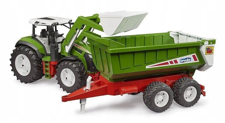 Bruder 03452 Трактор Roadmax с ковшом и самосвалом