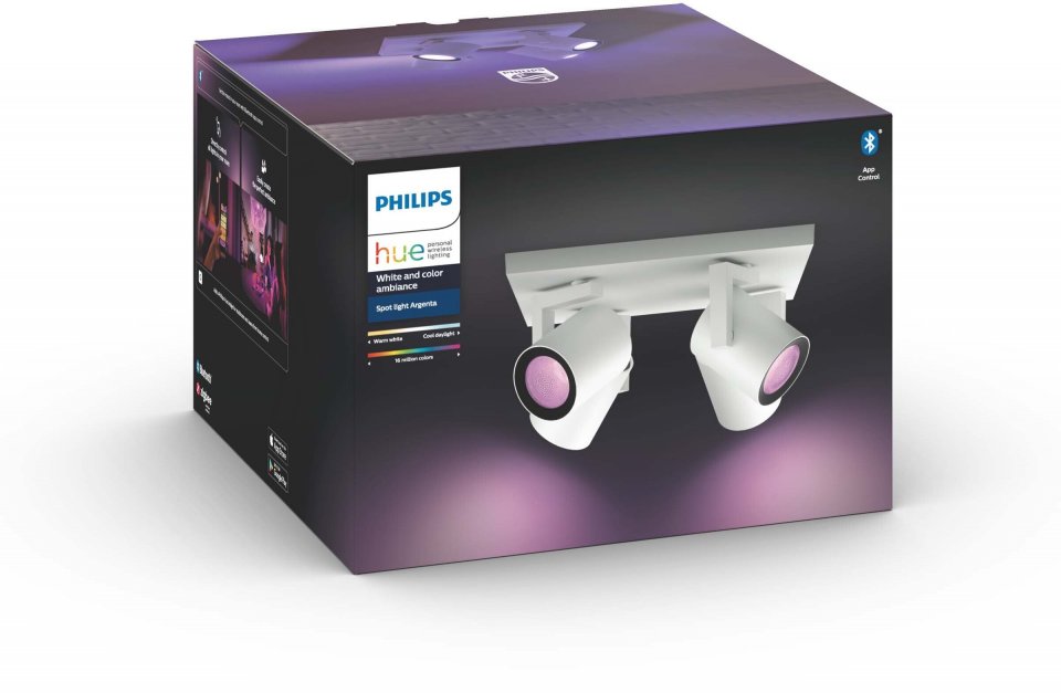 Светильник PHILIPS HUE White and color ambiance Argenta 5062431P7, белый