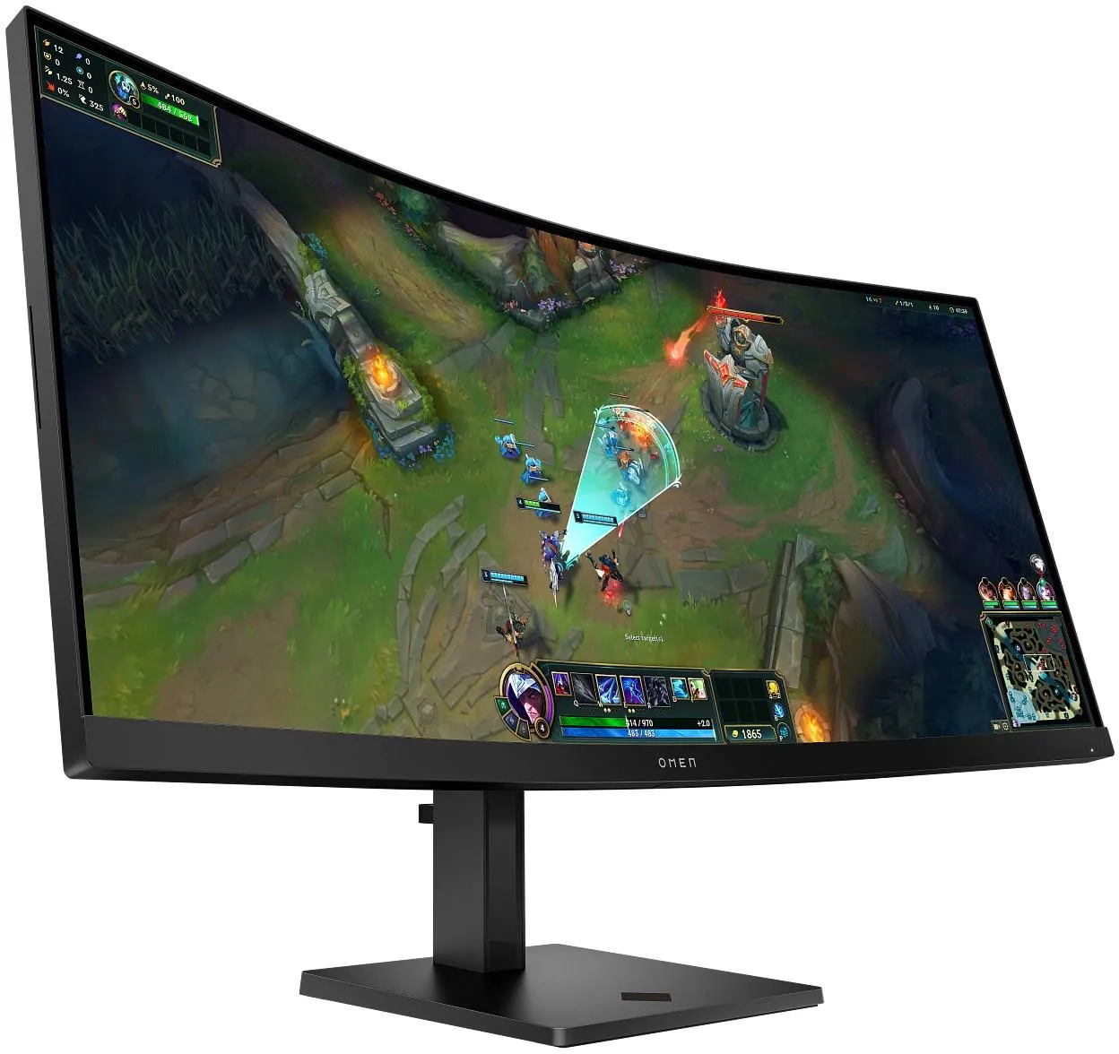 Игровой монитор HP OMEN 34c G2 34", VA, UWQHD (3440×1440), 180 Гц