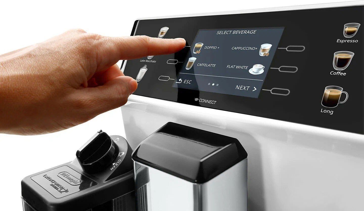 Кофемашина De'Longhi ECAM 550.65.W, серебристый