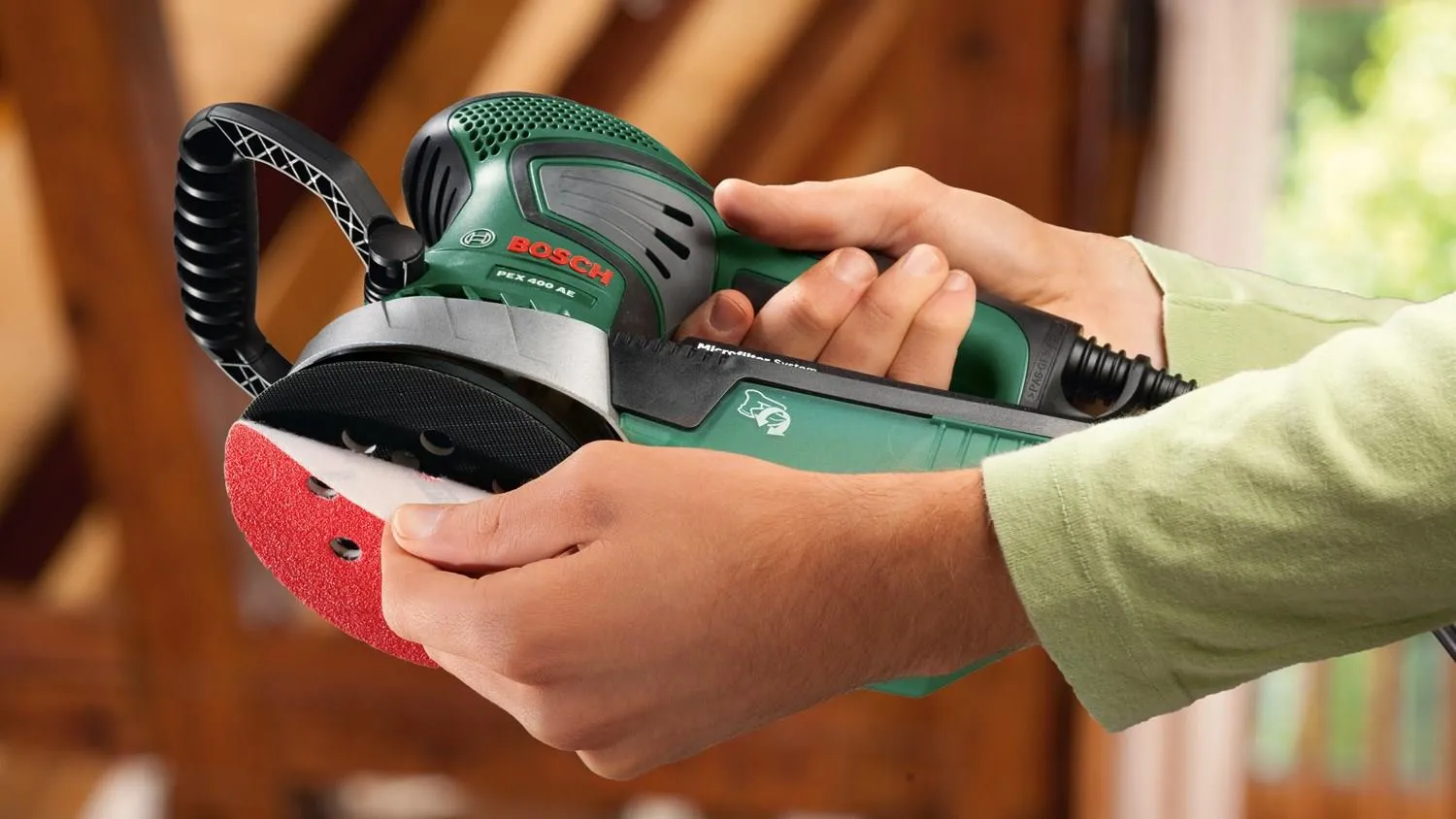 Эксцентриковая шлифовальная машина сетевая Bosch PEX 400 AE 06033A4000