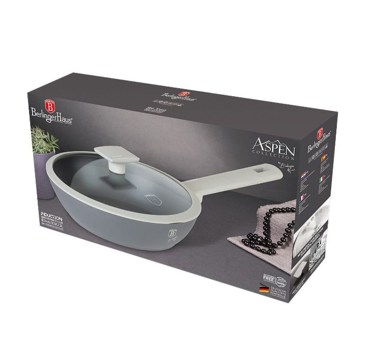 Глубокая сковорода с крышкой BH-7069 Aspen Collection 24см, 2.3л