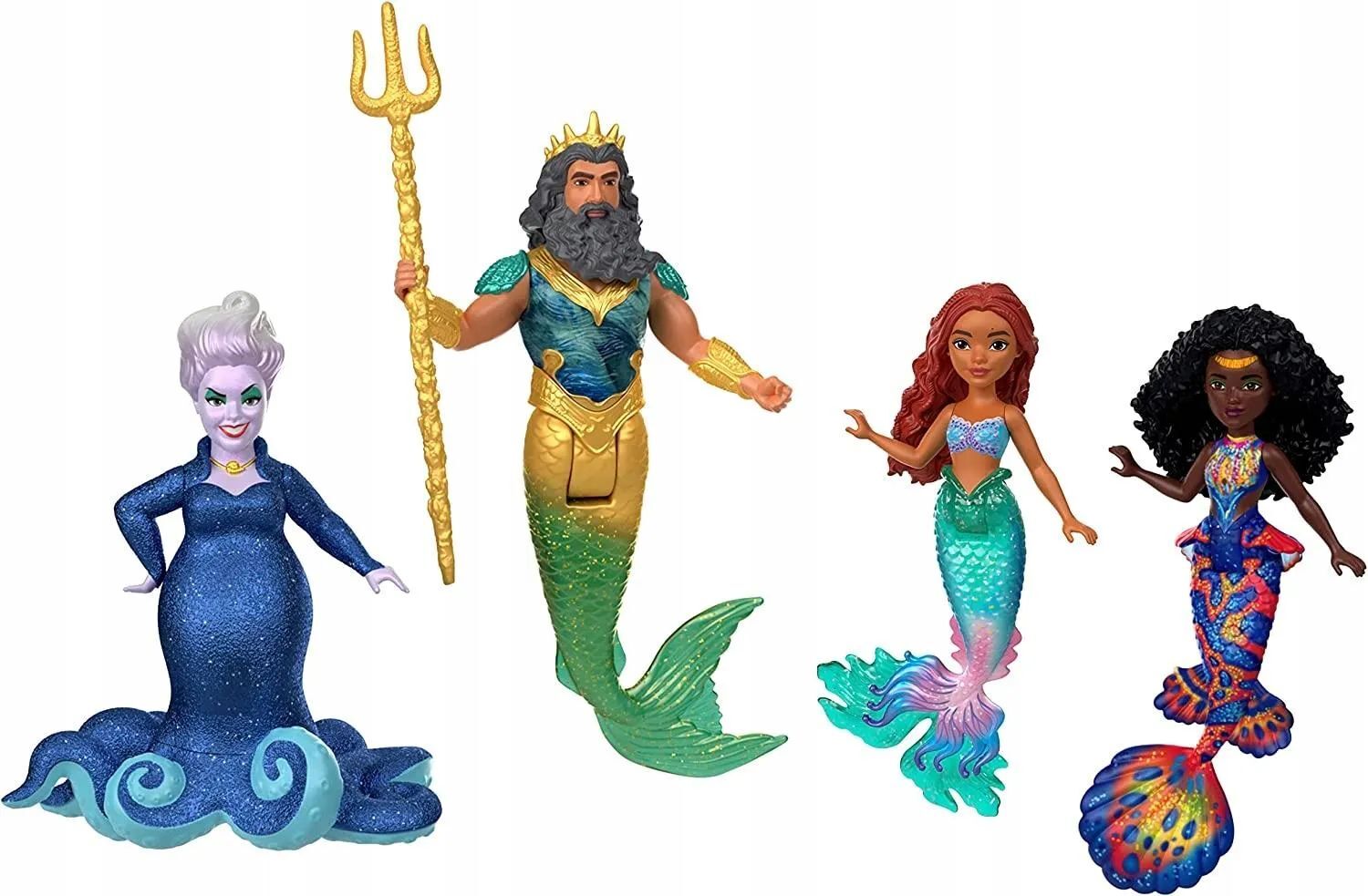 Набор Mattel Disney Princess - Набор кукол и фигурок Русалочка Ариэль - Дисней Принцессы HND30