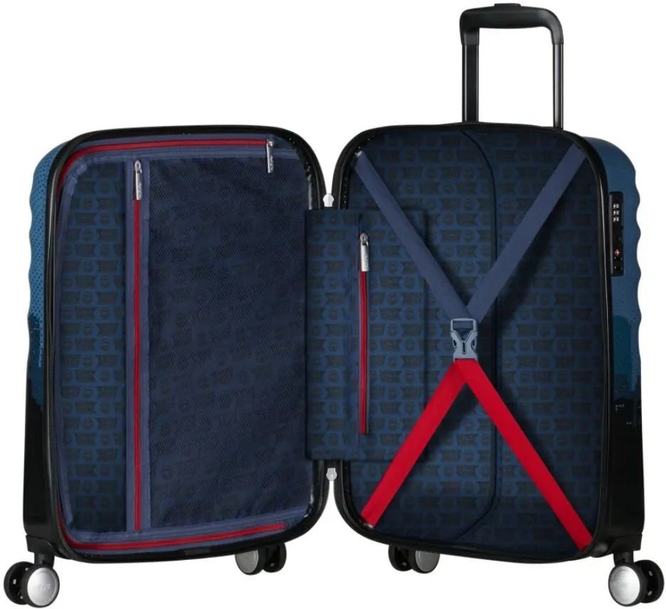 American Tourister Wavebreaker Disney Marvel Captain America коллекция чемоданов на колёсах