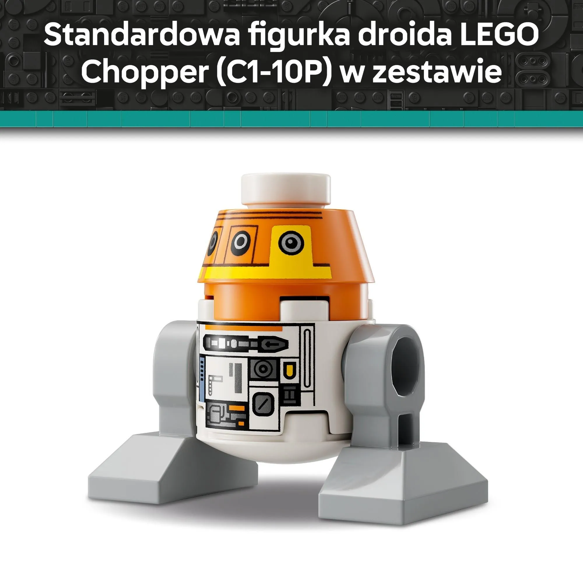 Конструктор LEGO Star Wars 75416 Дроид-астромеханик Чоппер (C1-10P)
