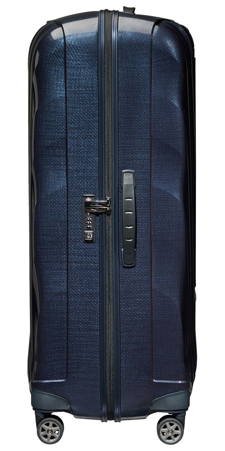 Чемодан Samsonite, пластик, полипропилен, адресная бирка, 144 л, размер XXL, синий