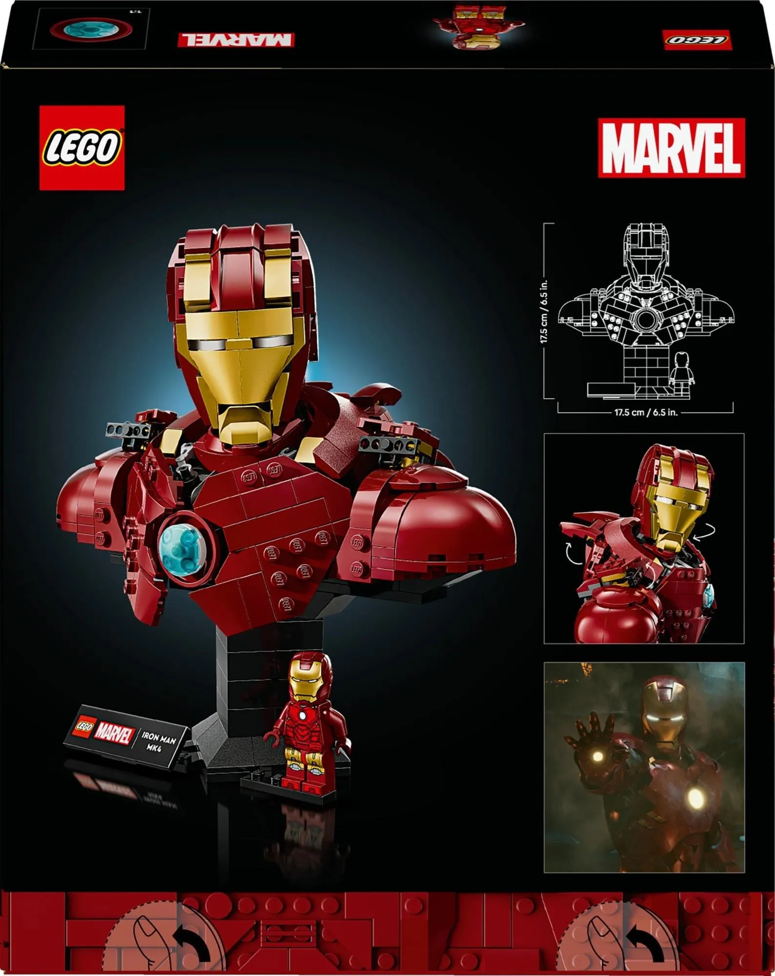 Конструктор LEGO Marvel 76327 Железный человек MK4