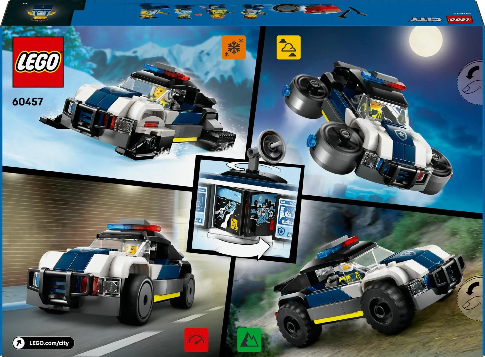 Конструктор LEGO City 60457 Полицейская тюнинг-мастерская