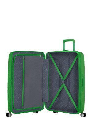 Чемодан American Tourister Soundbox 77 см, 110 л, зеленый