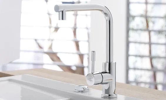 Однорычажный смеситель для кухни Villeroy & Boch Modern Steel (966801LC) Modern Steel