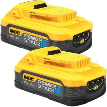 Набор аккумуляторов DeWALT: 2 батареи 5 Ач, DCBP518H2-XJ