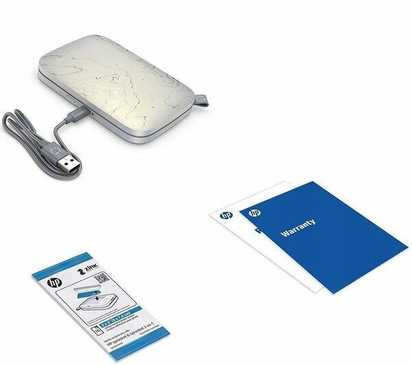 Сублимационный фотопринтер HP Sprocket Portable, золотисто-серый