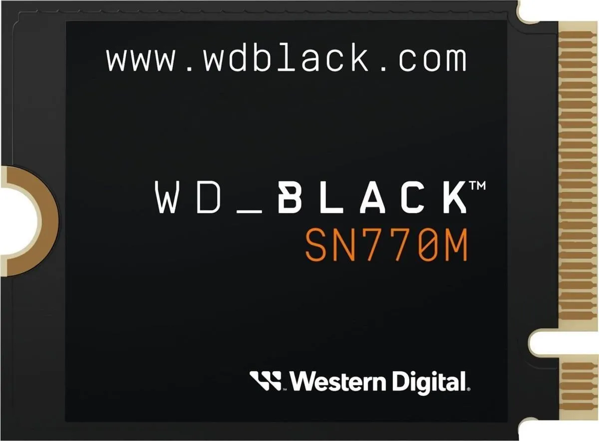 SSD WD Black SN770M, 2 ТБ, M.2 2230, PCIe 4.0 NVMe