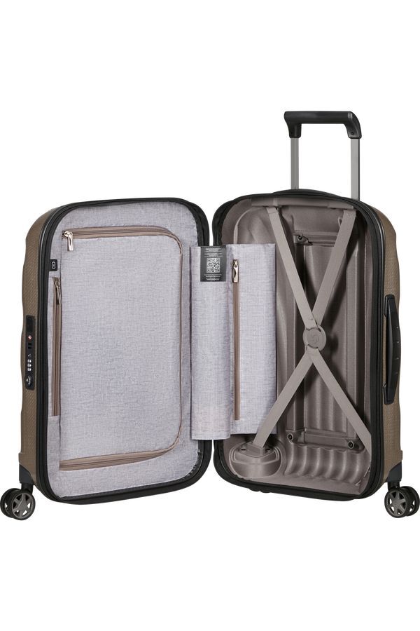 Чемодан Samsonite C-Lite 134679-1173 55см 36/40л Ivory Gold