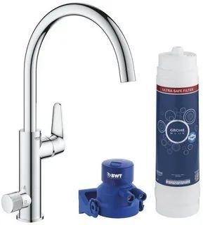 Фильтр для кухонного крана хром Grohe Blue Pure Baucurve Chrome Blue