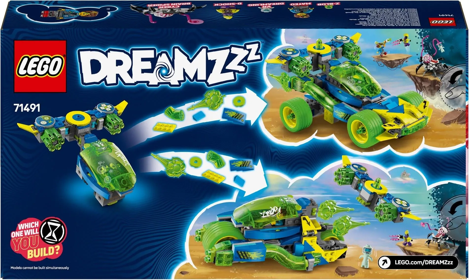 Конструктор LEGO DREAMZzz 71491 Гоночный автомобиль Матео и Зи-Блоба