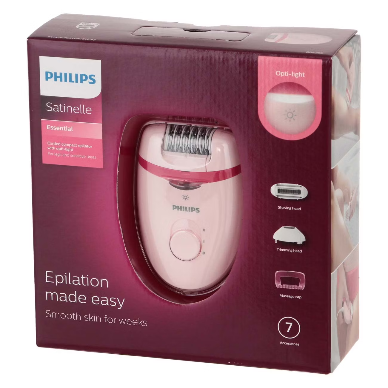 Эпилятор PHILIPS Satinelle Essential BRE285/00