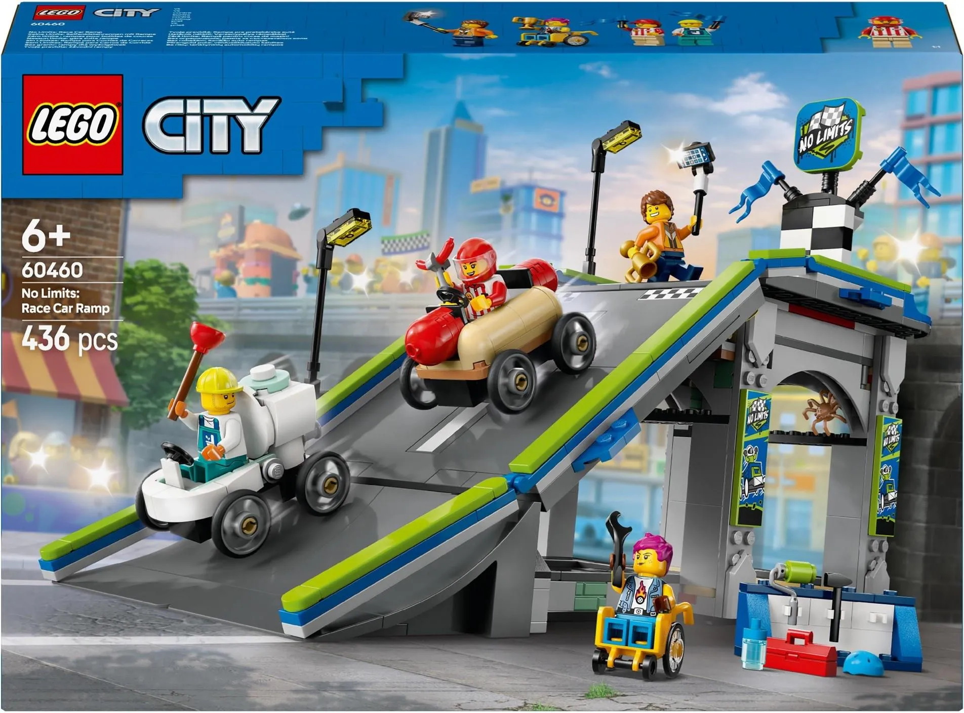 LEGO City 60460 Без границ: трасса с трамплинами для гонок