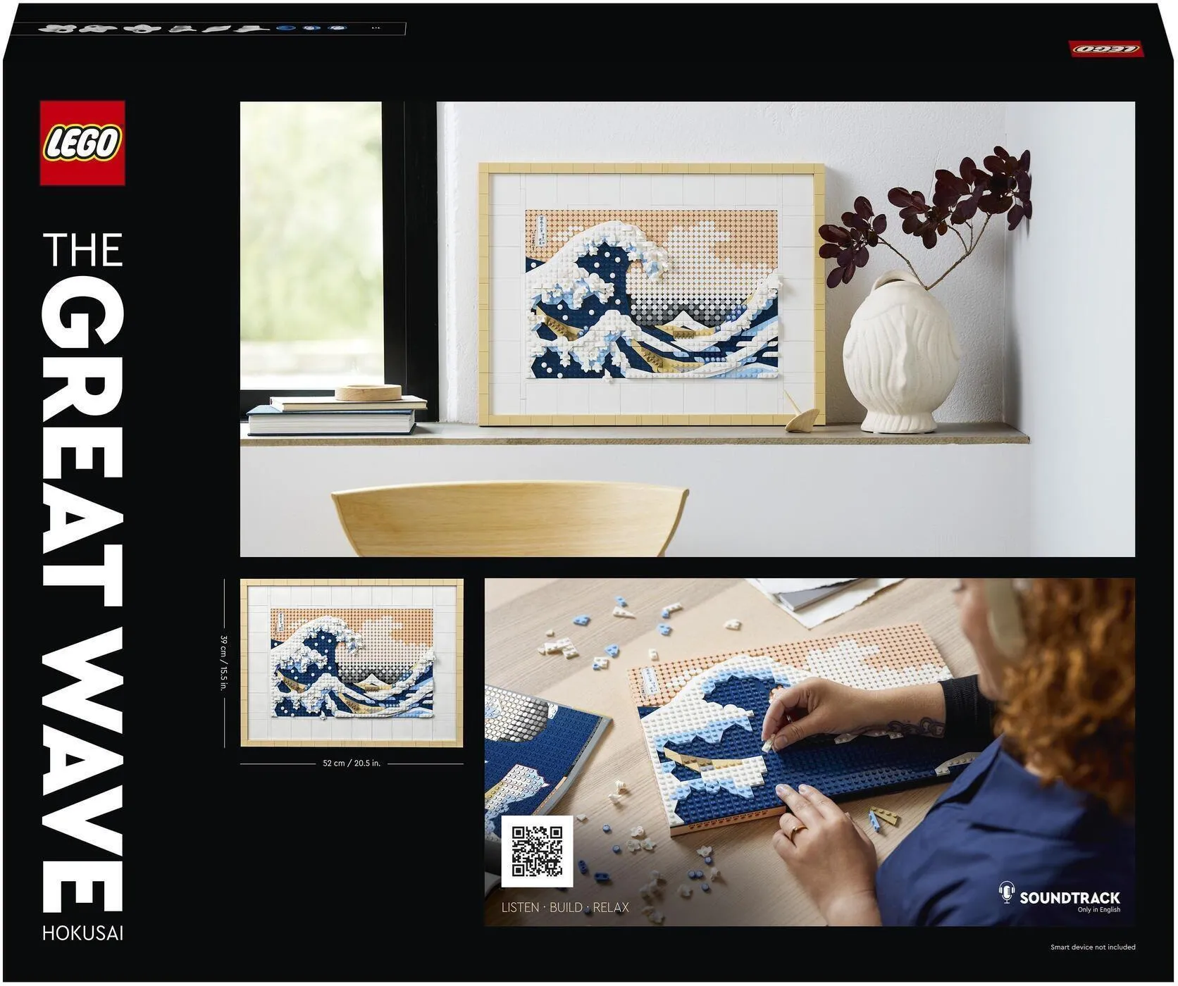 Конструктор LEGO Art 31208 Хокусай – «Большая волна»