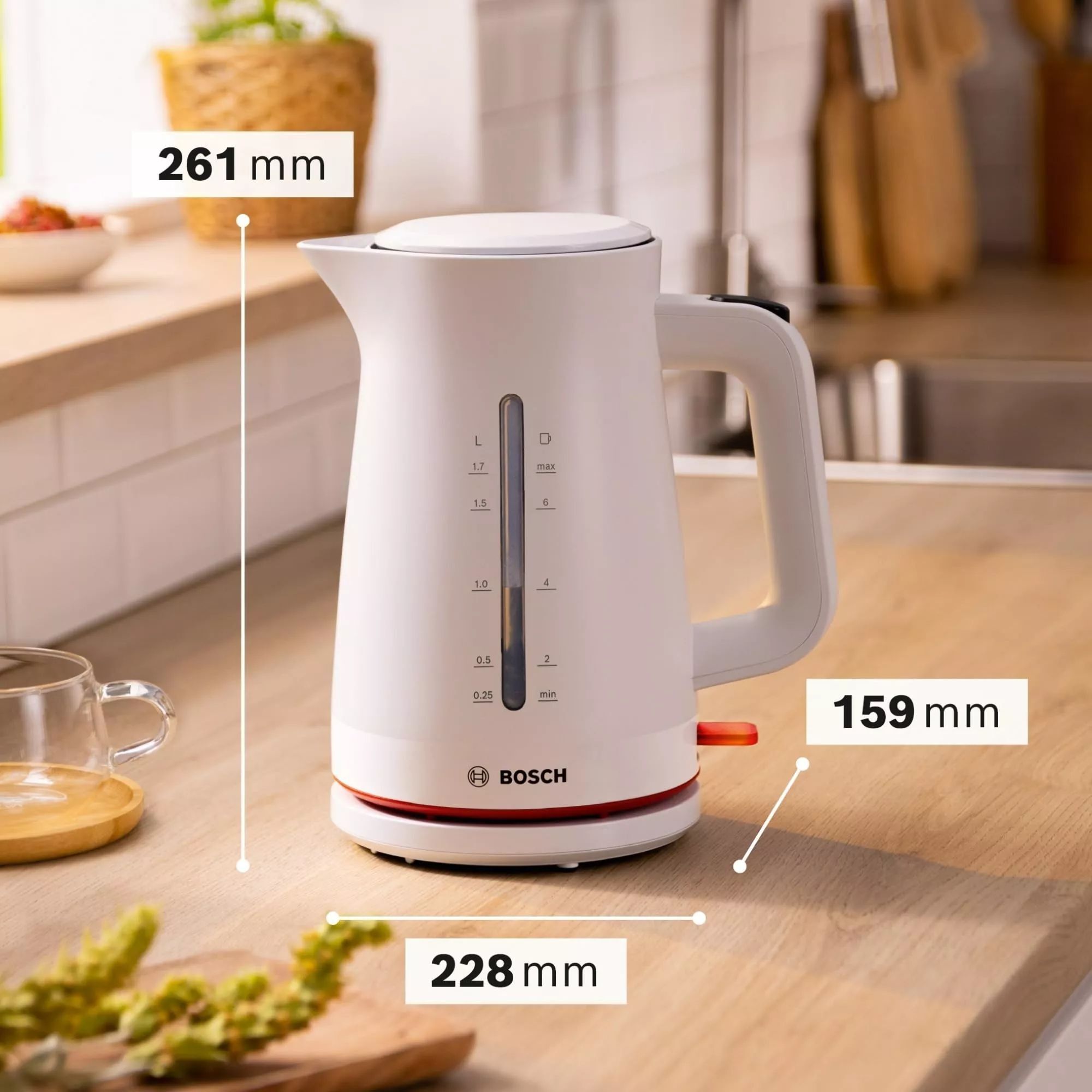 Bosch Электрический чайник MyMoment TWK3M121, белый