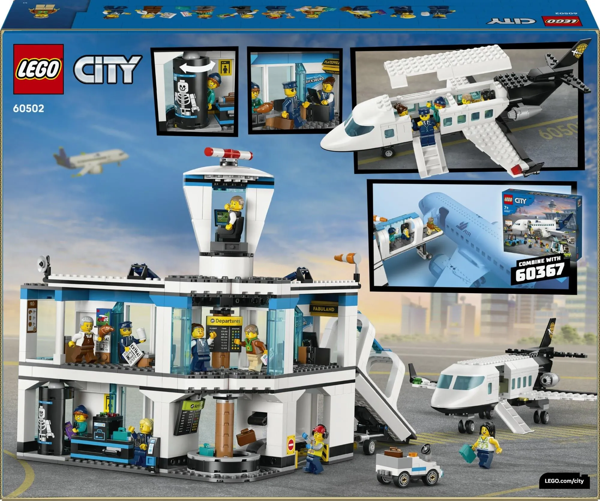 Конструктор LEGO City 60502 Аэропорт с самолётом