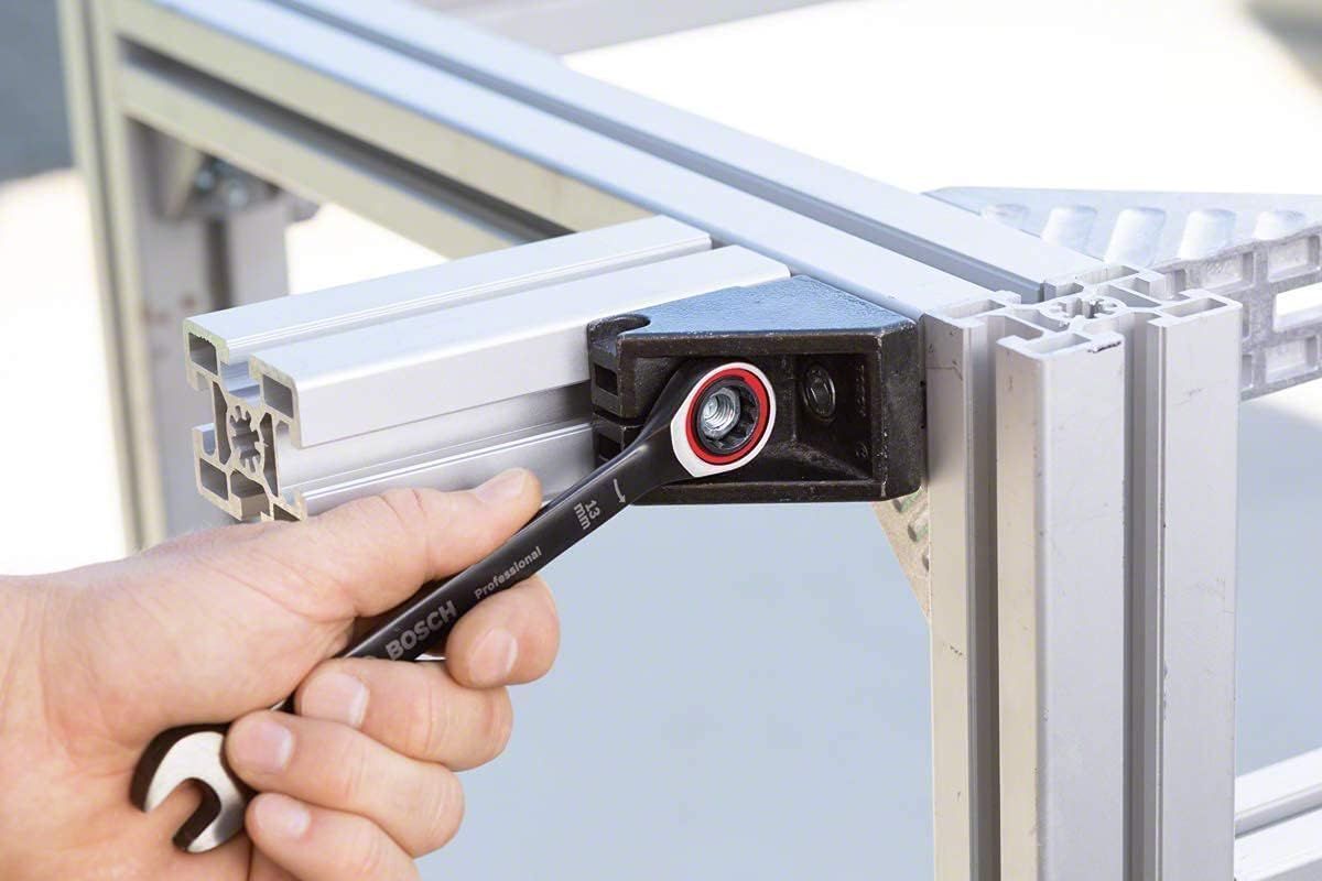 Профессиональный набор комбинированных ключей Bosch 1600A016BU, 10 шт. (8/10/12/13/14/15/16/17/18/19 мм, в чехле)