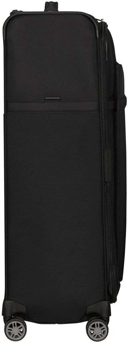 Чемодан Samsonite Airea, текстиль, адресная бирка, 120 л, размер L, черный