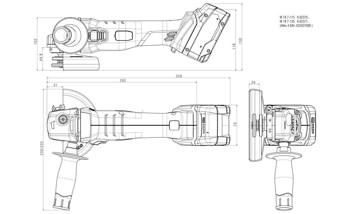 Шлифовально-полировальая машина Metabo 602371850
