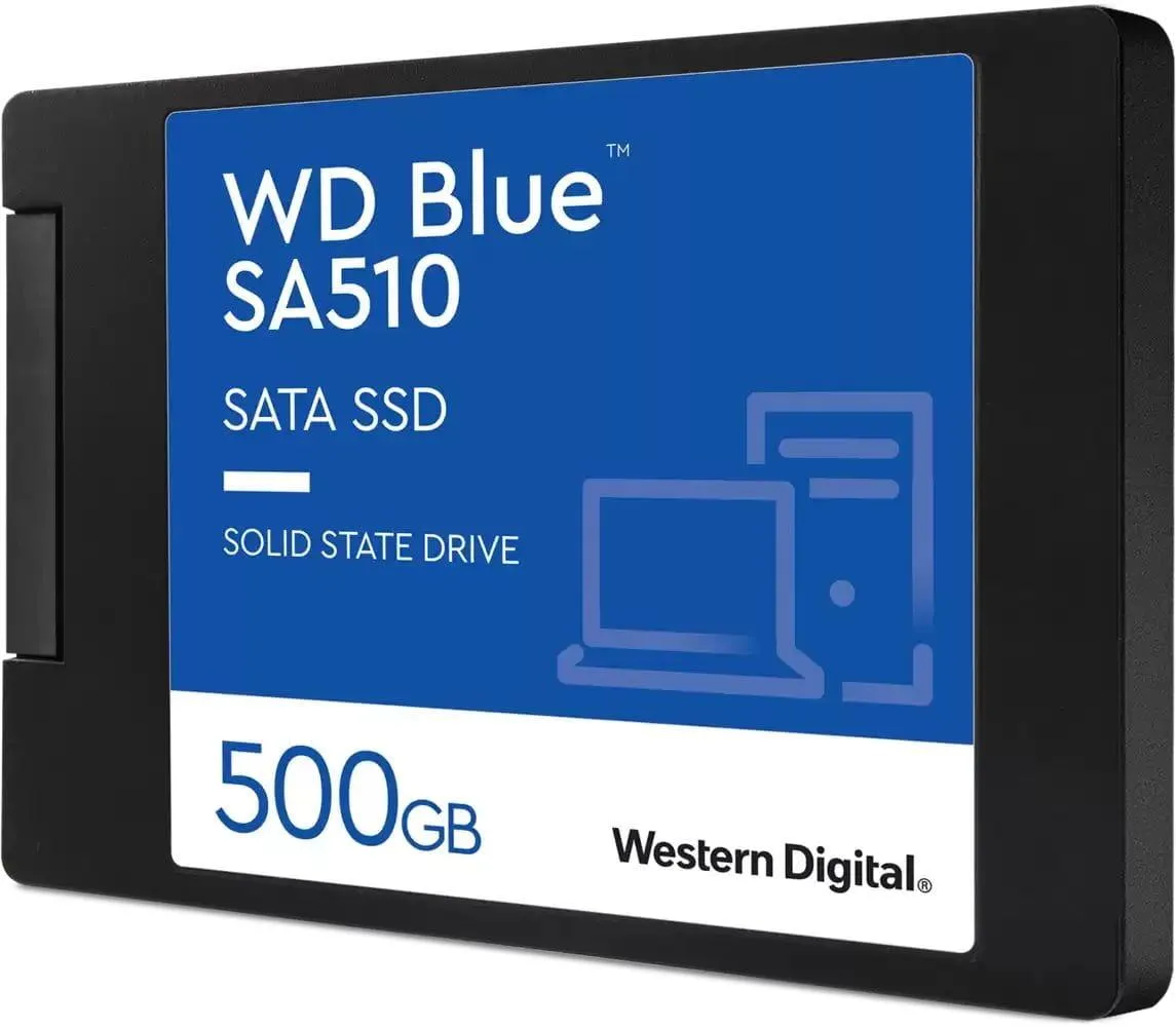 SSD-накопитель Western Digital Blue 500 ГБ 2.5" SATA (WDS500G3B0A)