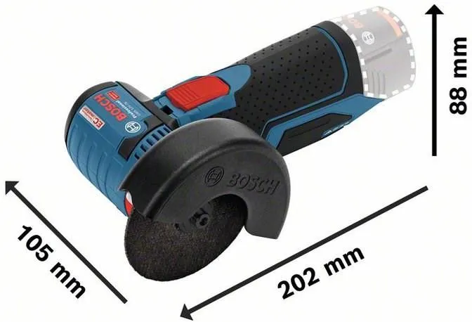 Аккумуляторная угловая шлифовальная машина Bosch GWS 12V-76 Professional 06019F2003